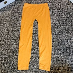 Yellow leggings